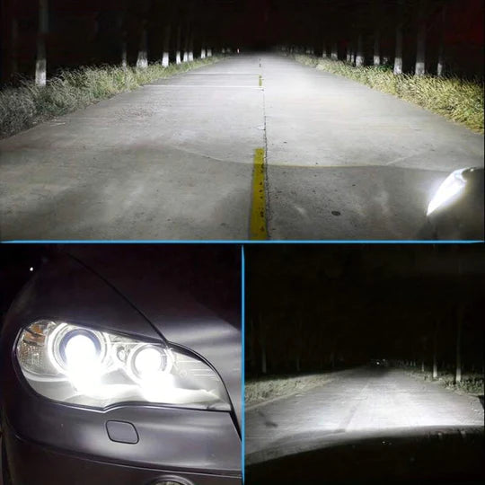 F2 LED Headlights H4 – Fits Any Car 💎