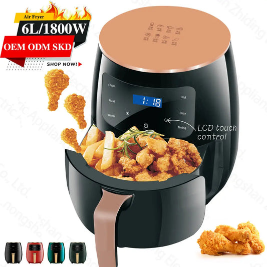 49% OFF ✨ New Air Fryer LCD Touch made in Germany 🇩🇪